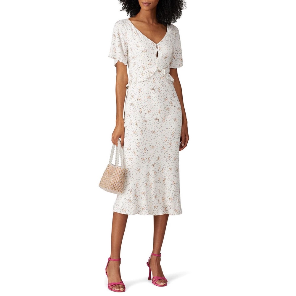 Cupcakes & Cashmere Delphine Floral Midi Dress 4